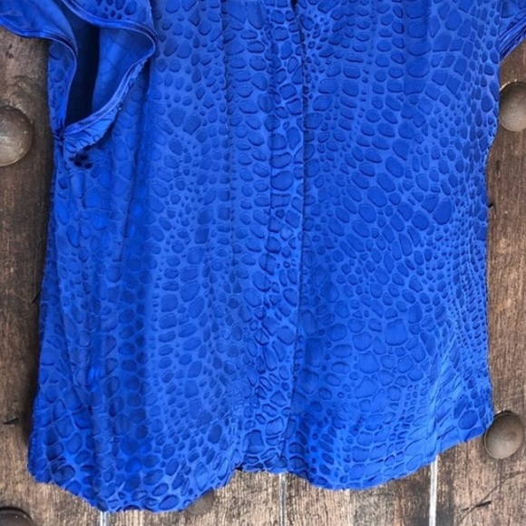 BCBGMaxAzria | Silk Jacquard Blouse croc print - Picture 10 of 11